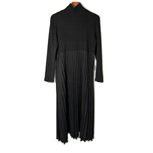 Knit Top Pleated Bottom Dress